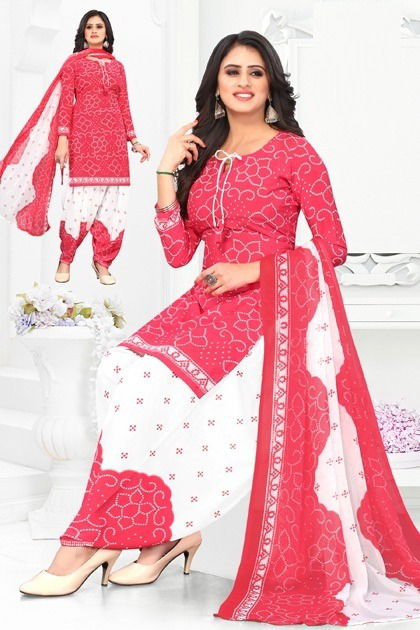 Patiyala House 1 Regular Wear Cotton Printed Leon Dress Material Collection